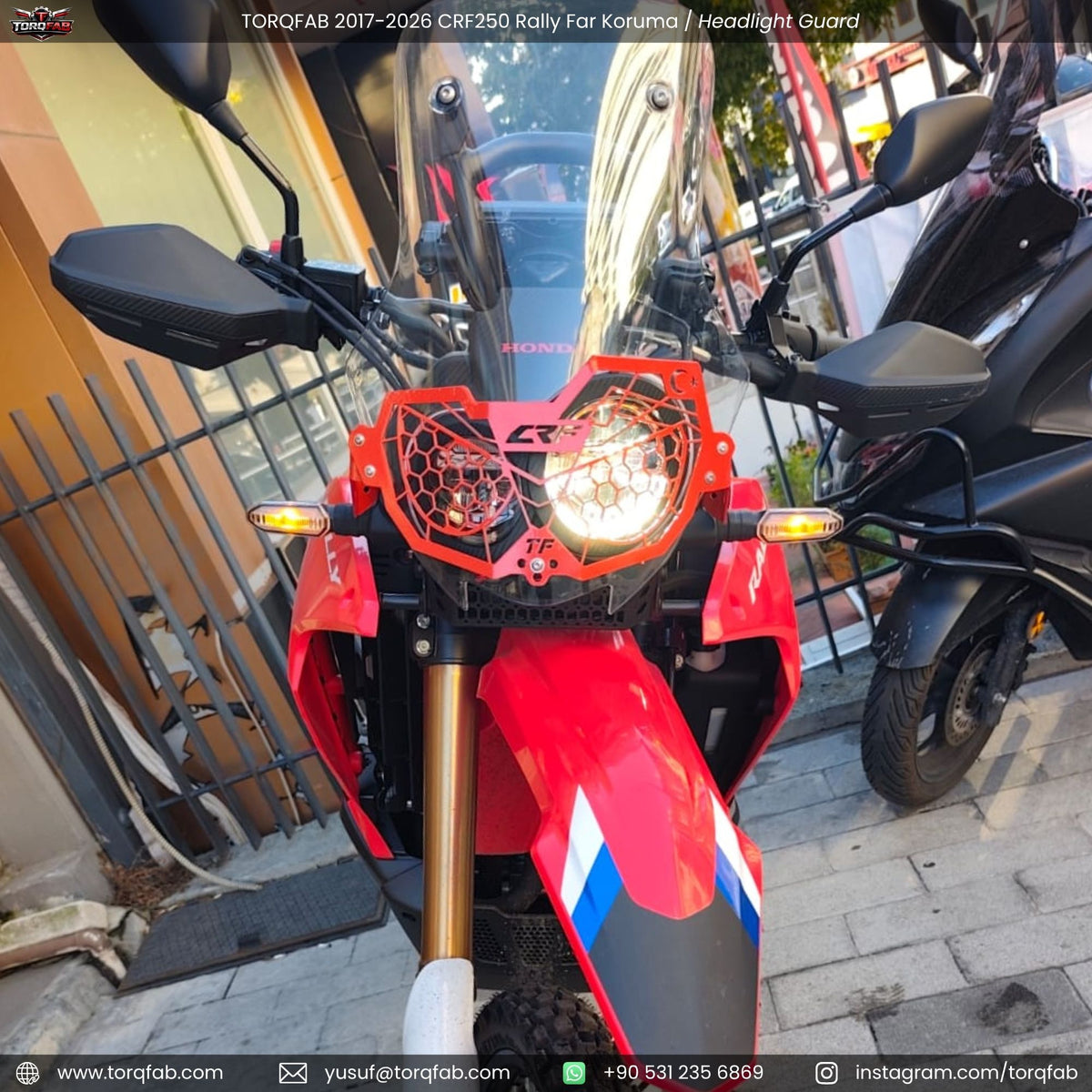 Torqfab 2017-2026 Honda CRF250 Rally Far Koruma Demiri