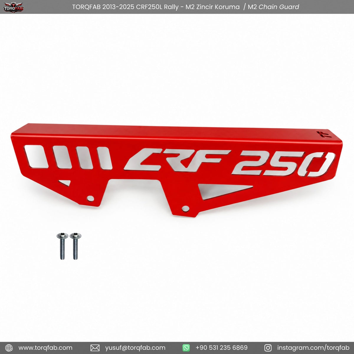Torqfab 2013-2026 Honda CRF250L Rally Zincir Koruma M2