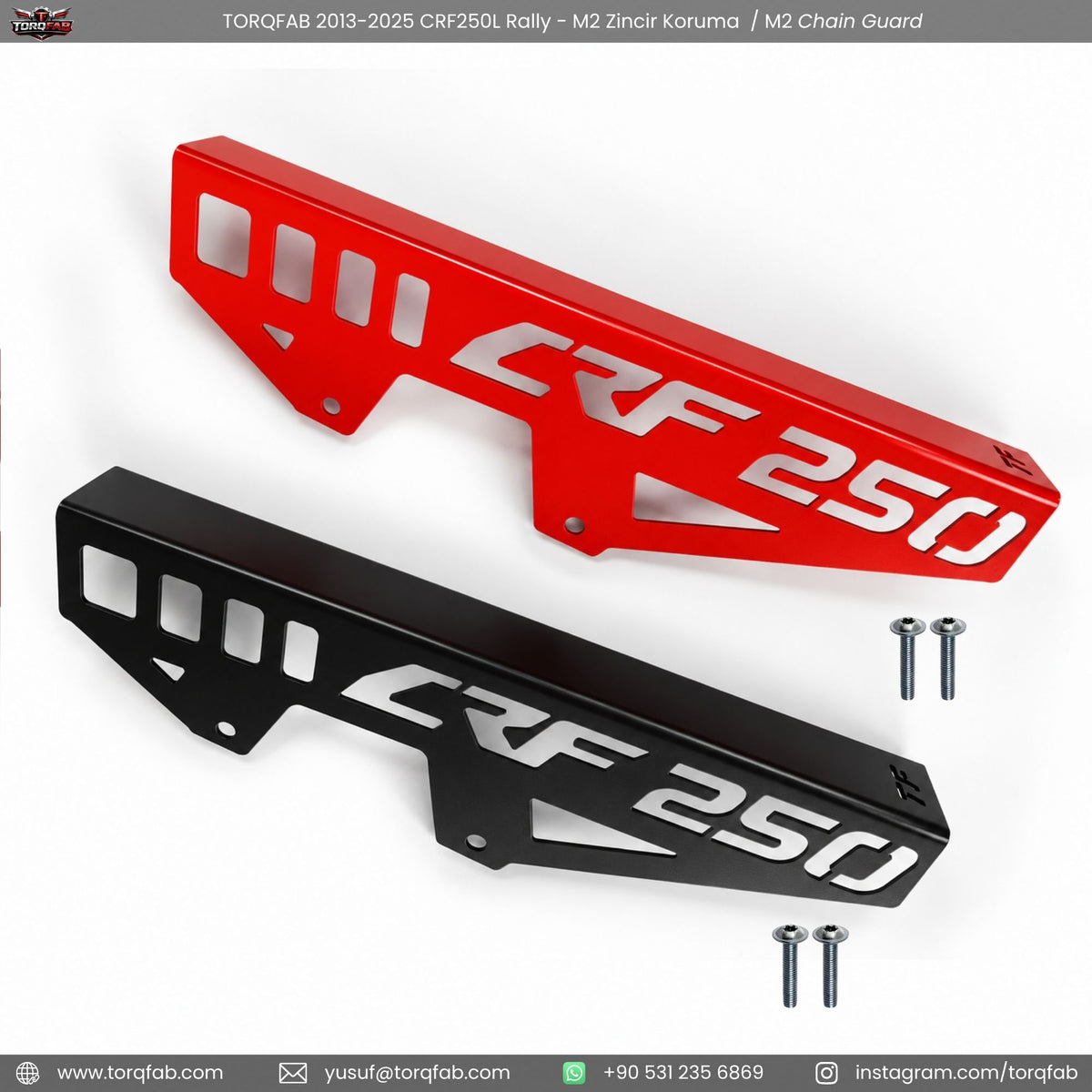 Torqfab 2013-2026 Honda CRF250L Rally Zincir Koruma M2
