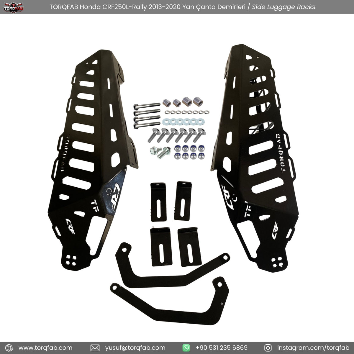 Torqfab Honda CRF250L / Rally (2013-2020) Yan Çanta Demiri Version4 / Egzoz Koruma Demiri