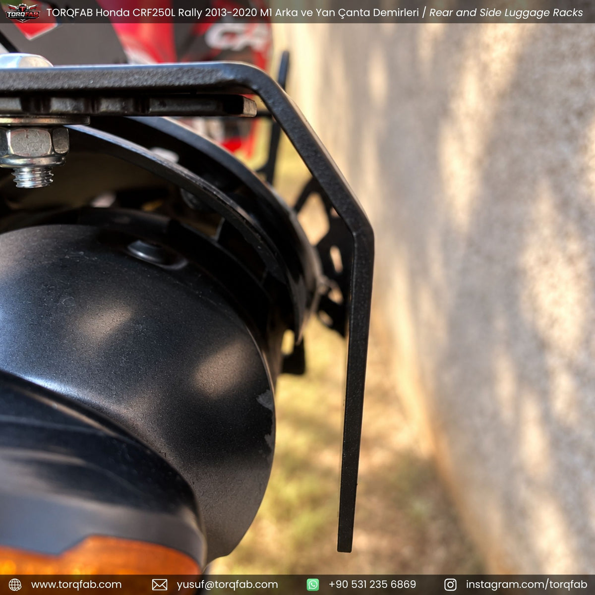 Torqfab Honda CRF250L / Rally (2013-2020) Yan Çanta Demiri Version4 / Egzoz Koruma Demiri