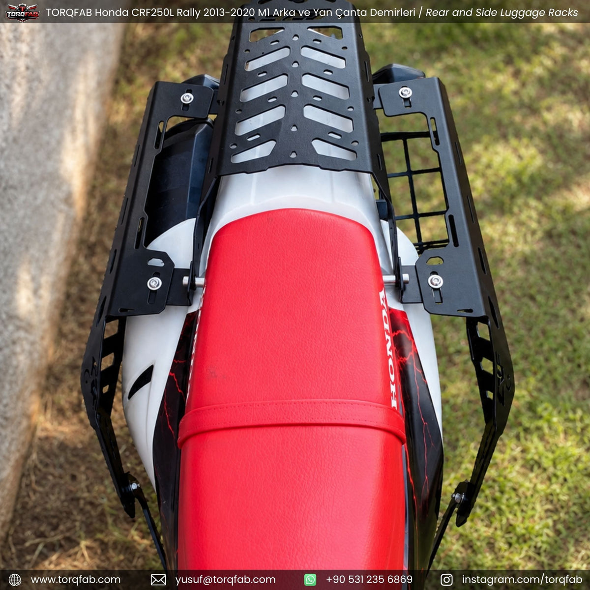 Torqfab Honda CRF250L / Rally (2013-2020) Yan Çanta Demiri Version4 / Egzoz Koruma Demiri