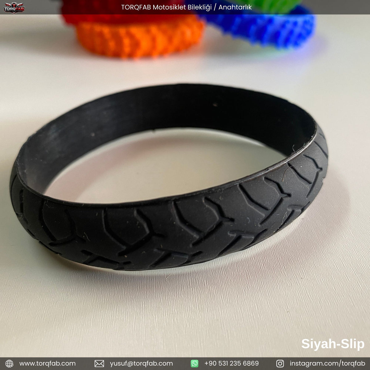 Torqfab Motosiklet Bilekliği / Anahtarlık