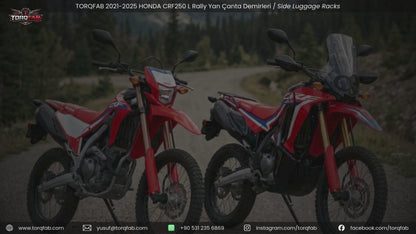 CRF250L / Rally (2021-25) Yan Çanta Demiri | Side Luggage Racks