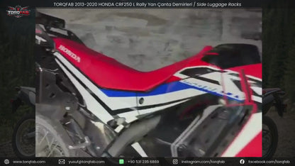 CRF250L / Rally (2013-20) Çanta Demirleri Komple Set | Side & Rear Luggage Rack Set
